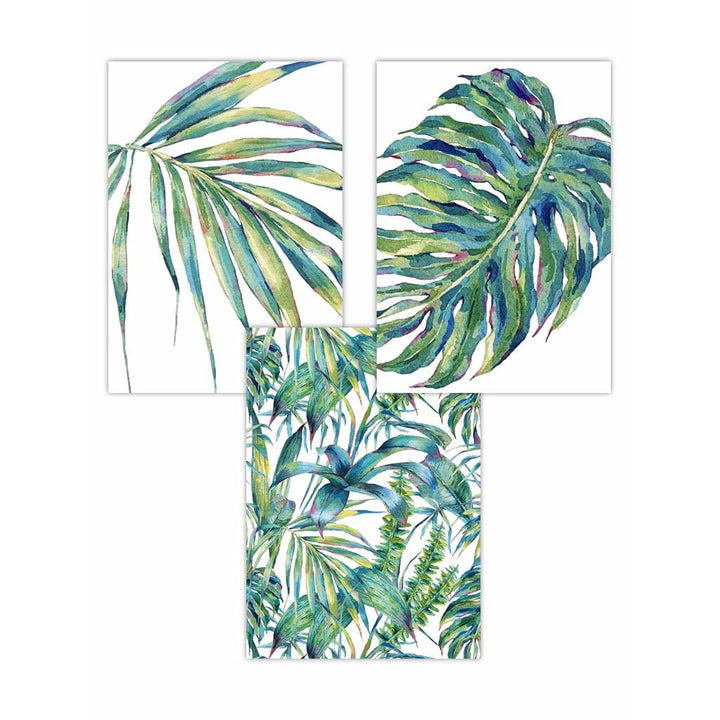 BOTANISCHES Set aus 3 Kunstdrucken nach einem originalen Aquarelldruck