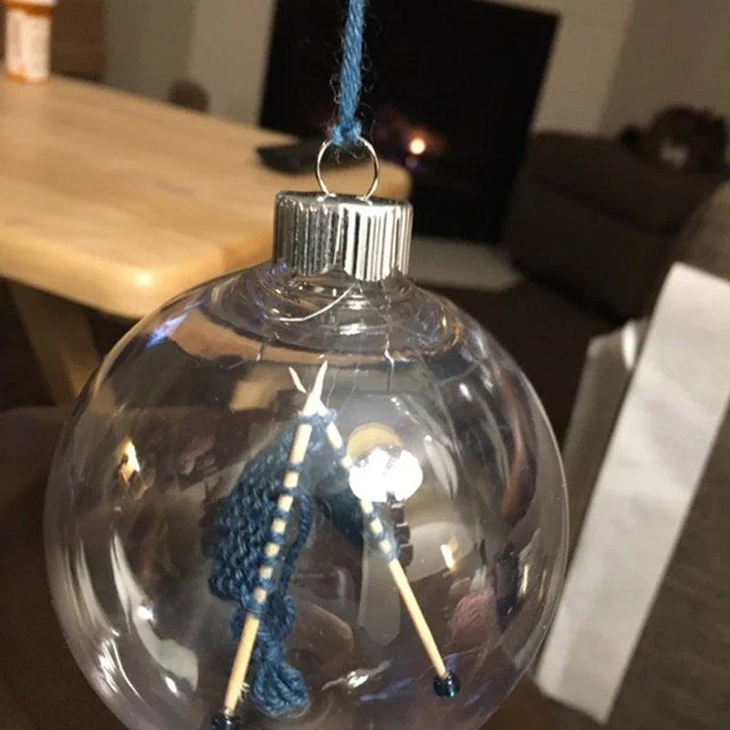 Weihnachts Strickball Anhänger Xmas Baum Hängend Dekoration Pendant | Karnz