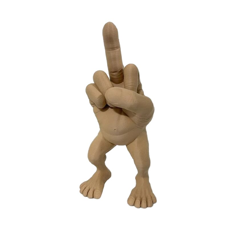 Mittelfingerfigur mit Beinen | Karnz