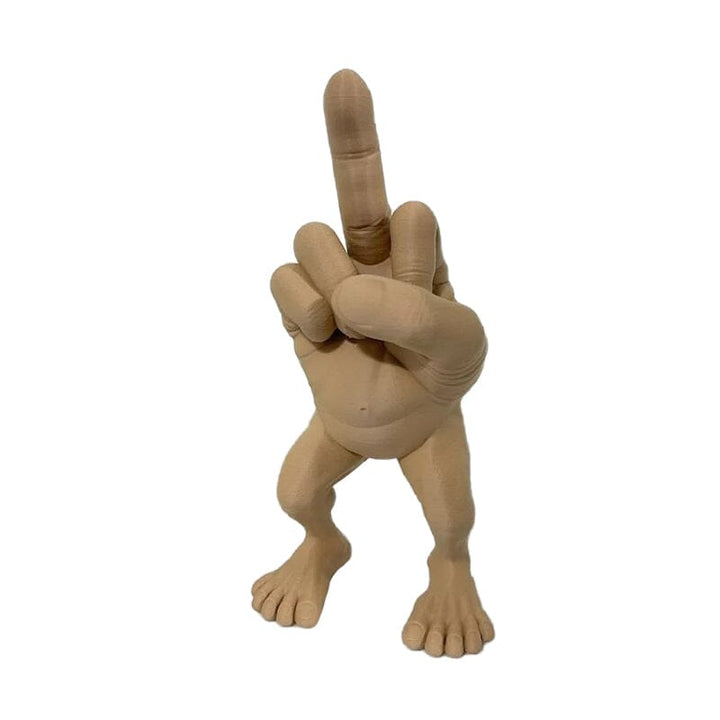 Mittelfingerfigur mit Beinen | Karnz