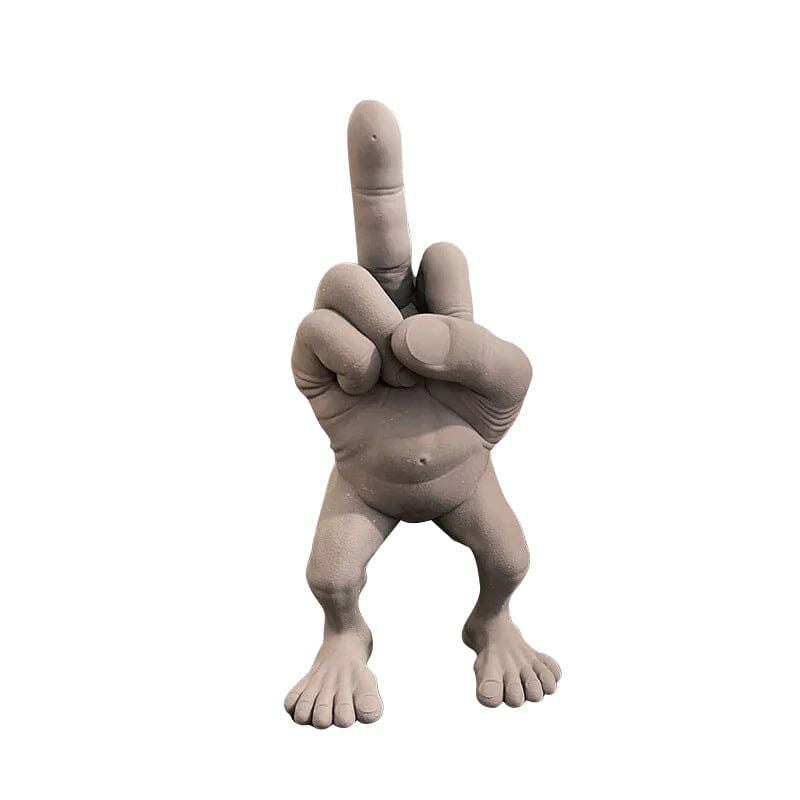Mittelfingerfigur mit Beinen | Karnz