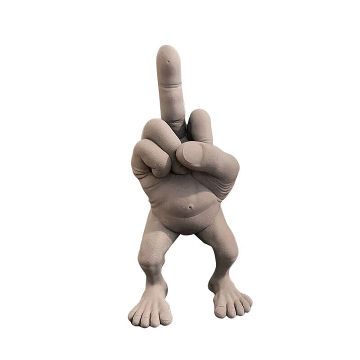 Mittelfingerfigur mit Beinen | Karnz