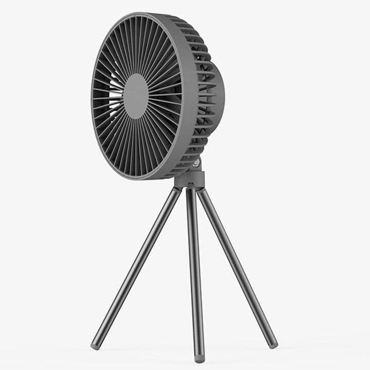 Tragbarer wiederaufladbarer Ventilator mit flexiblem Stativ und 3 Geschwindigkeitsstufen, für Reisen, Büro, Raum, Outdoor | Karnz