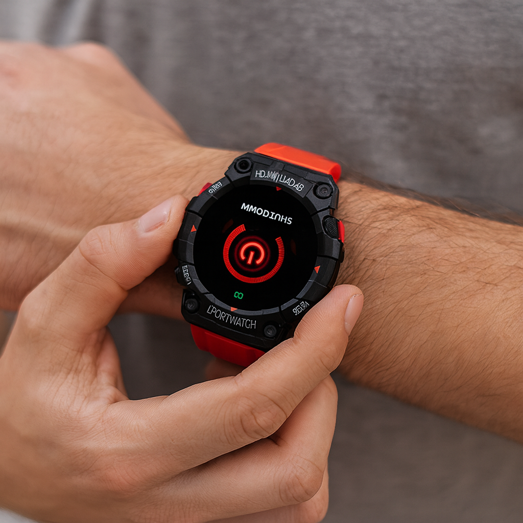 Wasserdichte Smartwatch mit Fitness-Tracking