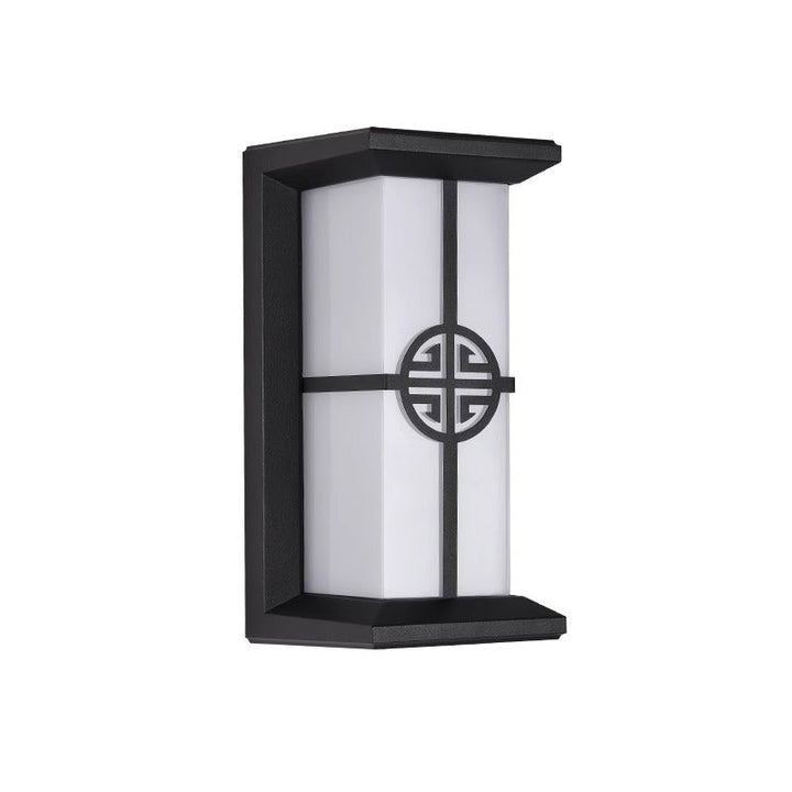 Modern Industrial Kubus Aluminium Akryl LED Wasserdicht Außen Wand Sconces Lampe Für Außenpatio | Karnz