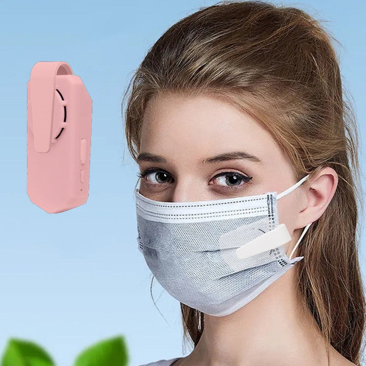 Clip-on wiederaufladbarer Gesichtsmasken Mini Ventilator, für Radfahren, Laufen, Outdoorsport | Karnz