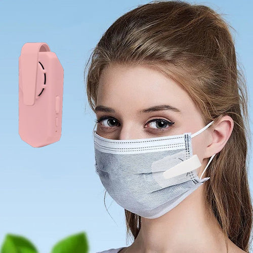 Clip-on wiederaufladbarer Gesichtsmasken Mini Ventilator, für Radfahren, Laufen, Outdoorsport | Karnz