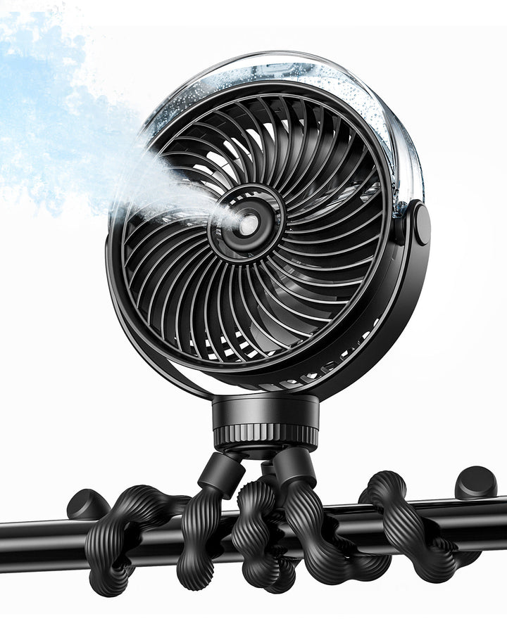 Misting Kinderwagens Fan – Tragbarer Babyfan mit Spray | Karnz