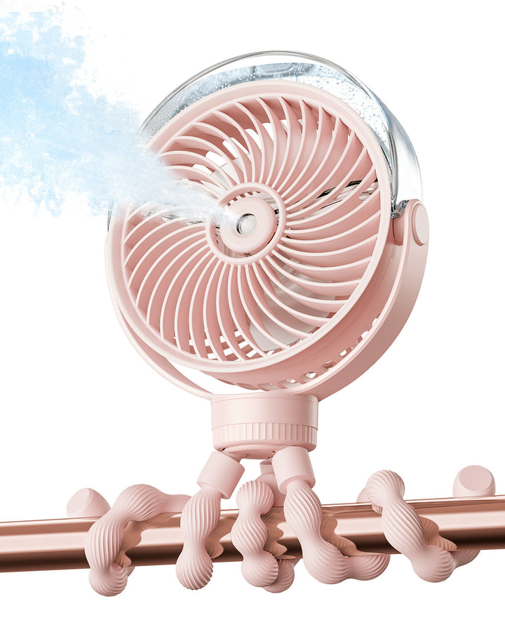 Misting Kinderwagens Fan – Tragbarer Babyfan mit Spray | Karnz