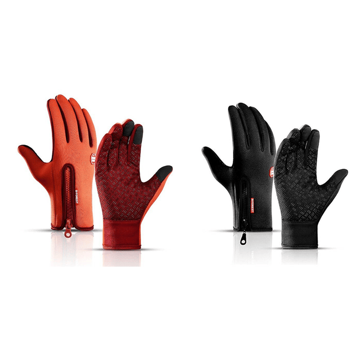 Karnz | HeatGripX winddichte thermische Slip-Handschuhe für kaltes Wetter