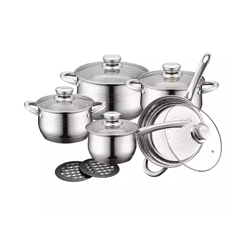 Royalty Line Topfset aus Edelstahl (12 Teile) | Karnz