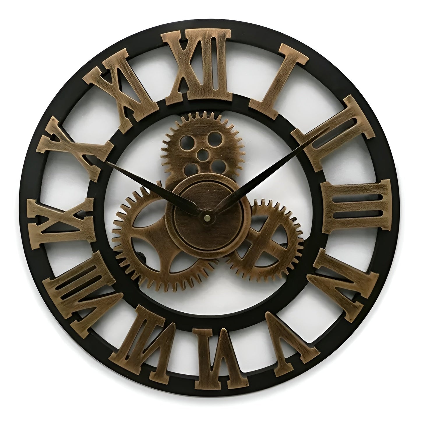 Wanduhr im Zahnraddesign – Industrieller Look für stilvolle Wanddekoration