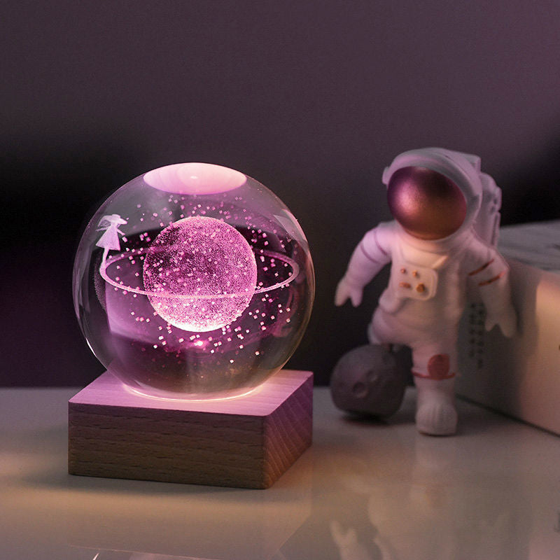 3D Galaxy Kristallball Nachtlicht | Karnz