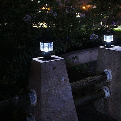 Moderne Einfachheit Solar Quadrat Säulen LED Außen Rasen Landschaft Für Garten | Karnz