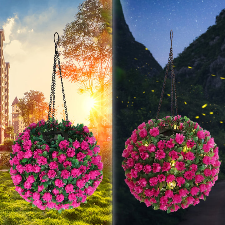 Zeitgenössische kreative wasserdichte Solarblumen-Globus aus Kunststoff LED Außenlicht für Garten | Karnz