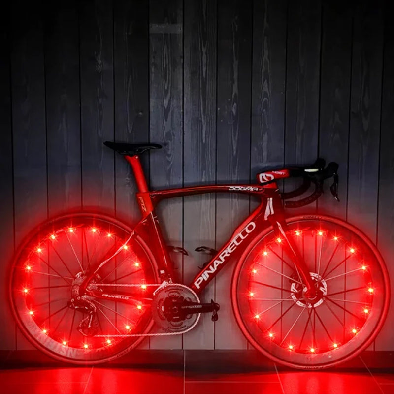 Wiederaufladbare Fahrradreifenlichter