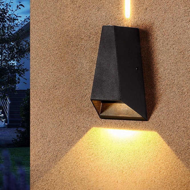 Outdoor Moderne Säulen-Geometrie LED Wasserfeste Wandleuchte Lampe | Karnz