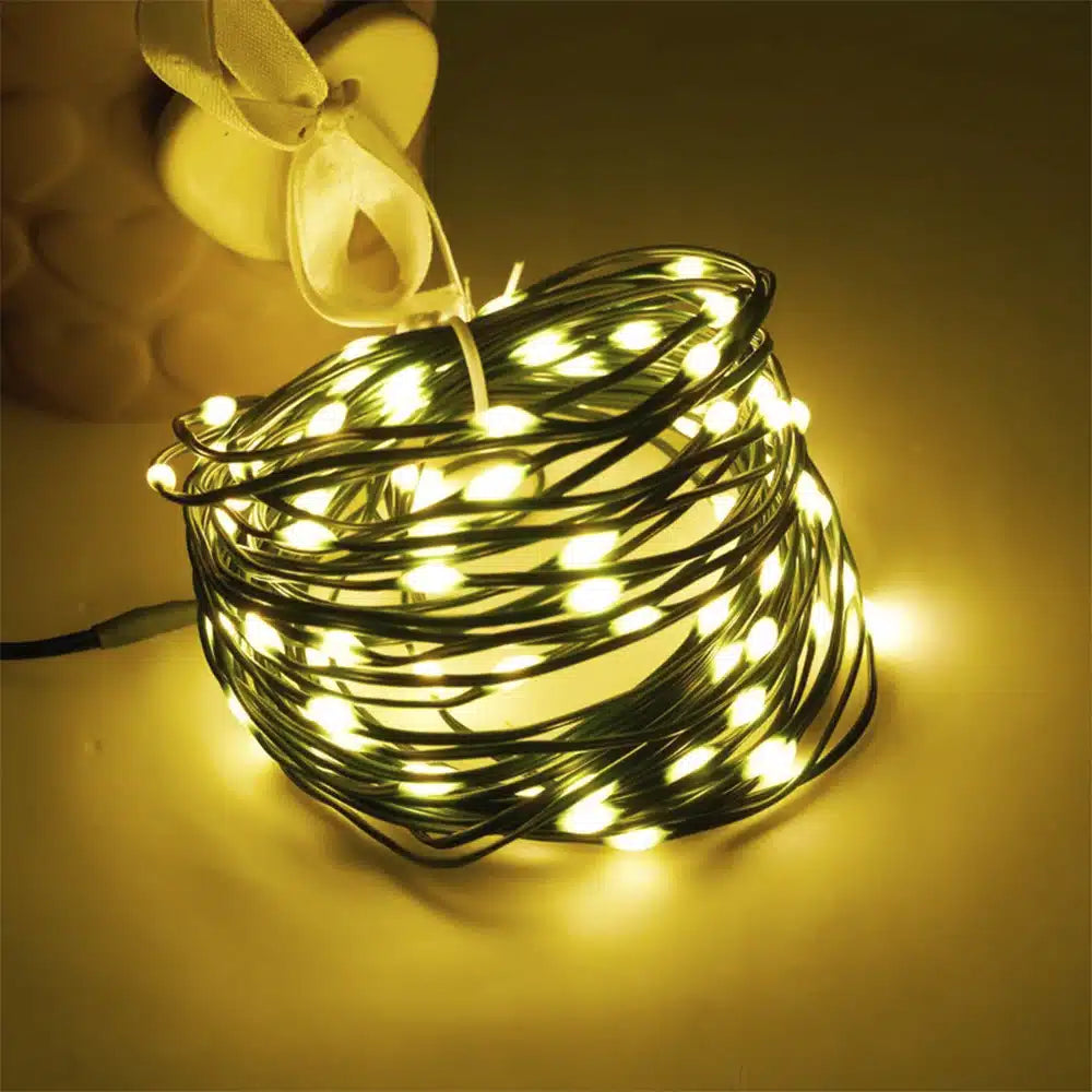 LED-Lichterkette mit Fernbedienung und 8 Lichteinstellungen – 30/40/50 Meter – | Karnz