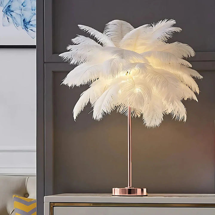 Atmosphärische Feder-Palmenbaum-Lampe - LumaPalm | Karnz