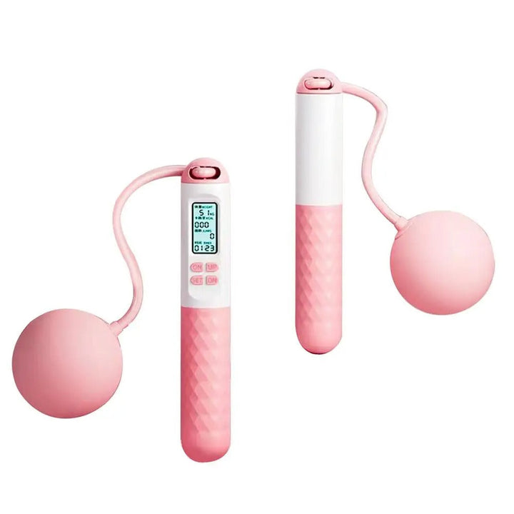 Kabelloses Springseil mit Zähler – Beschwerte Griffe für Home-Cardio-Workouts | Karnz