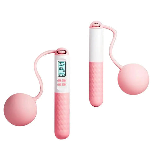 Kabelloses Springseil mit Zähler – Beschwerte Griffe für Home-Cardio-Workouts | Karnz