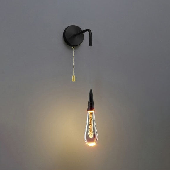 Sandsberg | LumeTear LED-Wandleuchte | Dimmbares Tropfendesign | Warmes Licht