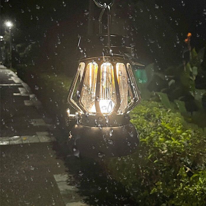 Moderne Tragbare Metalltextur Camping LED Außenbeleuchtung | Karnz