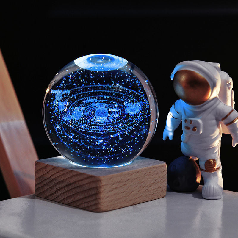 3D Galaxy Kristallball Nachtlicht | Karnz
