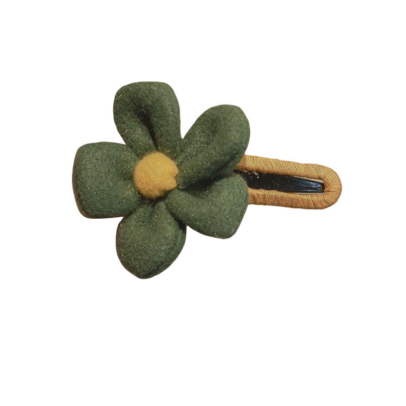 Elegante Plüschblumen-Haarspangen Karnz