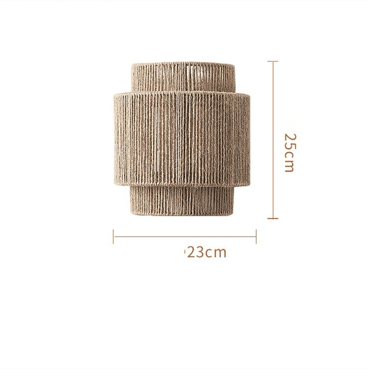 Vintage LED-Lampe Bohemian-Weide Natürlicher Touch | Karnz