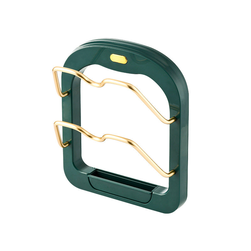 Wandmontierter Topfdeckelhalter | Karnz