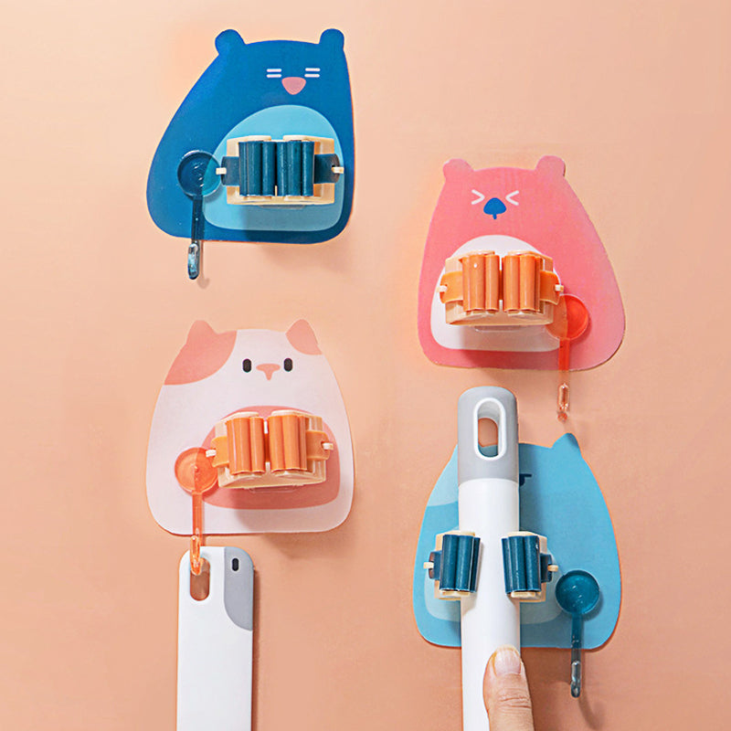 Einzelner Cartoon-Mop-Halter | Karnz