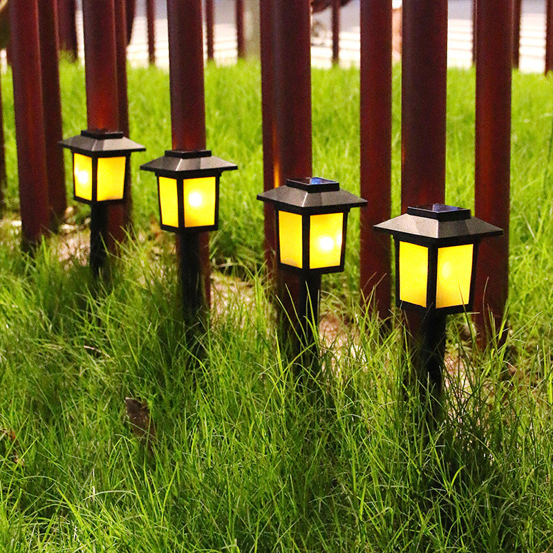 Modern Minimalist Wasserdicht Solar Quadrat ABS PVC LED Außen Landschaftslicht Für Garten | Karnz
