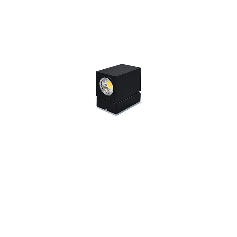 Moderne Einfachheit Wasserdichte Einstellbare Winkel Quadratische Aluminium LED Wandlampe Für Außenpatio | Karnz