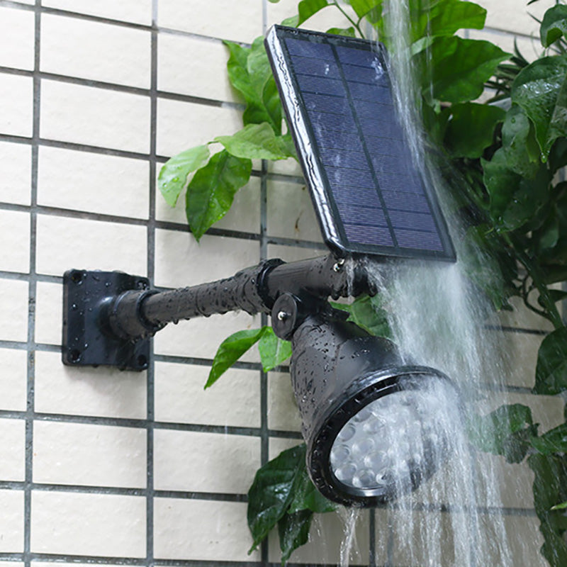 Zeitgenössische industrielle ABS Solar wasserdichte LED-Spotlight Rasen-Einstecklicht für Außenbereich Terrasse | Karnz