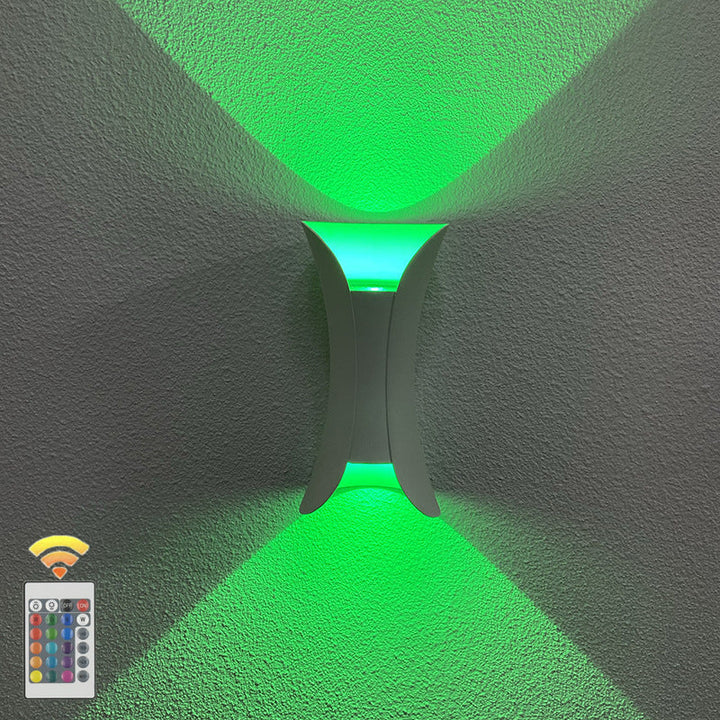 Modern Minimalist Wasserdicht Rechteck Aluminium LED Wand Sconce Lampe Für Outdoor Patio | Karnz