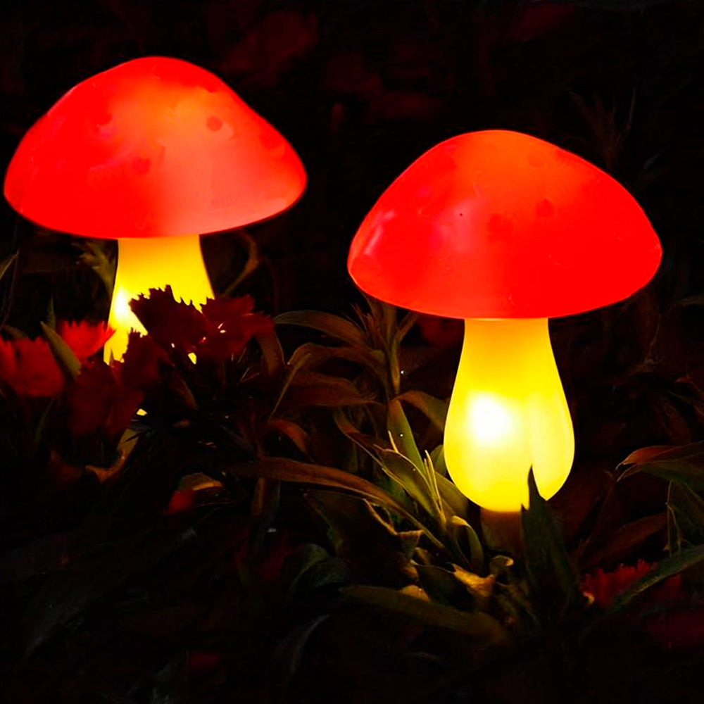 Solar LED Lampe - 3 Stück - Pilze | Karnz