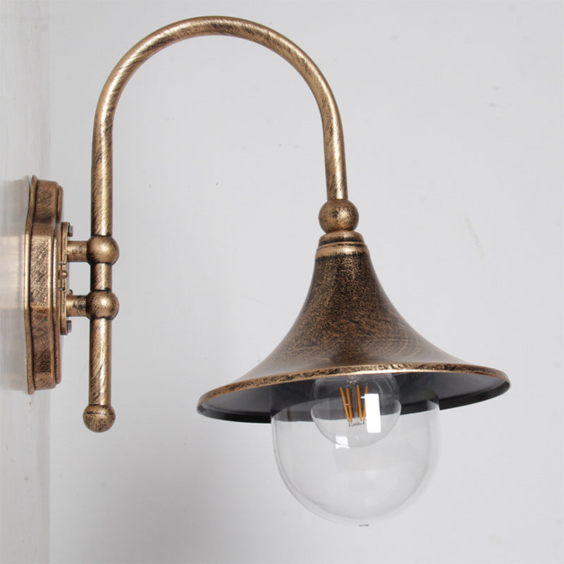 Retro Minimalist Trompet Wasserfest 1-Lampe Wand Leuchte | Karnz