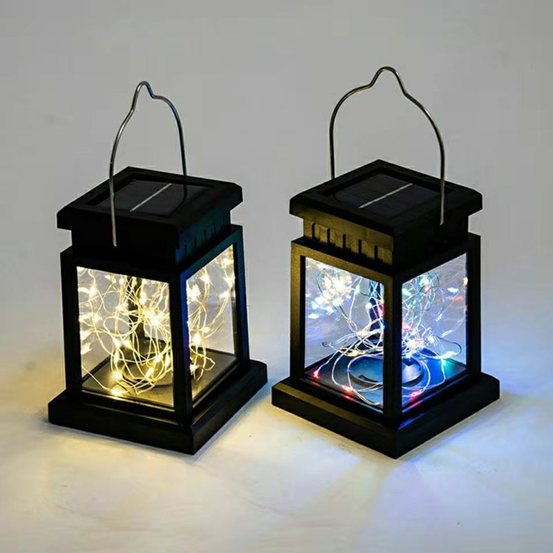 Moderne Minimalistische Solar Rechteckige Eisen Glas LED Außenleuchte Für Garten | Karnz