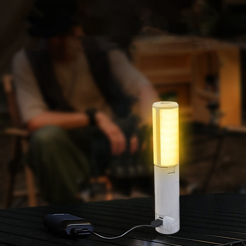 Zeitgenössische kreative Solar-Handheld-zylindrische Eisen-Acryl-LED-Außenleuchte für Außenterrassen | Karnz