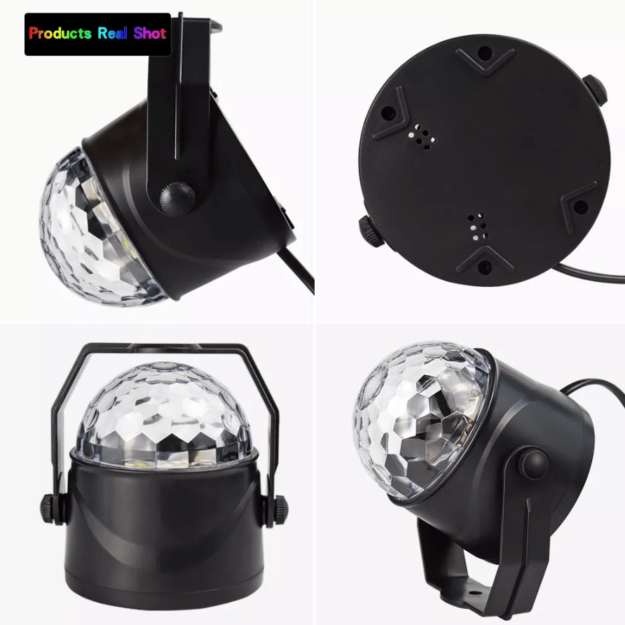 Rotierende LED-Discokugel mit Fernbedienung | Karnz