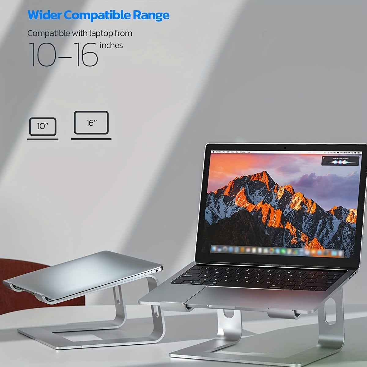 Aluminium Laptop-Halterung – Ergonomisch und Belüftet | Karnz