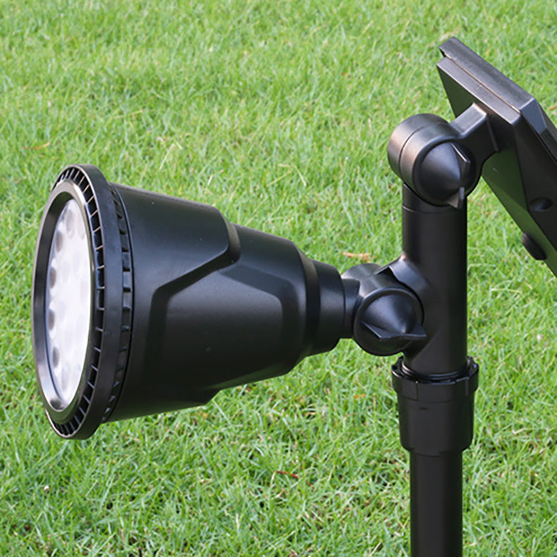 Zeitgenössische industrielle ABS Solar wasserdichte LED-Spotlight Rasen-Einstecklicht für Außenbereich Terrasse | Karnz