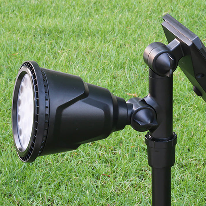 Zeitgenössische industrielle ABS Solar wasserdichte LED-Spotlight Rasen-Einstecklicht für Außenbereich Terrasse | Karnz