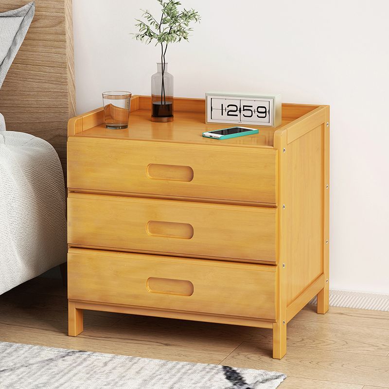 Sandsberg | BambooLux Nachttisch | Minimalistisches Bambus-Design | 1-2 Schubladen | Nachhaltig & Funktional für das Schlafzimmer