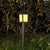 Modern Minimalist Wasserdicht Solar Quadrat ABS PVC LED Außen Landschaftslicht Für Garten | Karnz