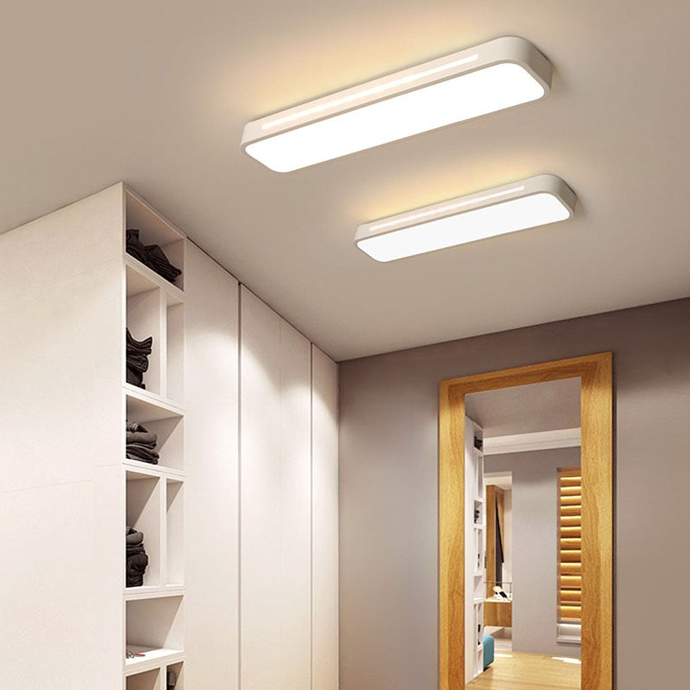Nordische minimalistische lange LED-Deckenleuchte