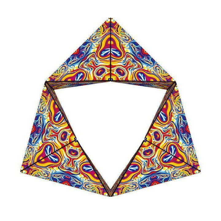 Sandsberg | Magnetischer Formwandel-Würfel | Verwandlungs-Puzzle Spielzeug | Mehrfarbig