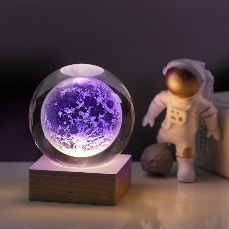 3D Galaxy Kristallball Nachtlicht | Karnz