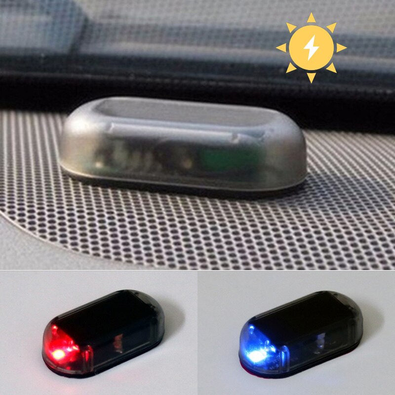 Blinkende Diebstahlwarnleuchte im Auto